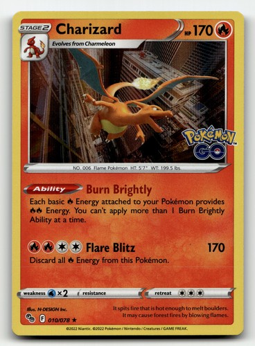 Charizard pokémon go - 10/78,