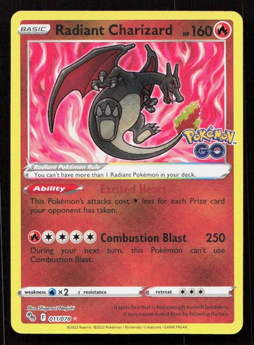 Radiant charizard holo - charizard,