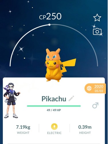 Pikachu shiny - pikachu, mago)