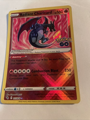 Radiant charizard 011 078 - charizard, 011/078