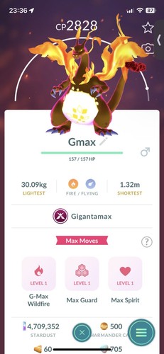 Gigantamax charizard alto cp - gigantamax, |