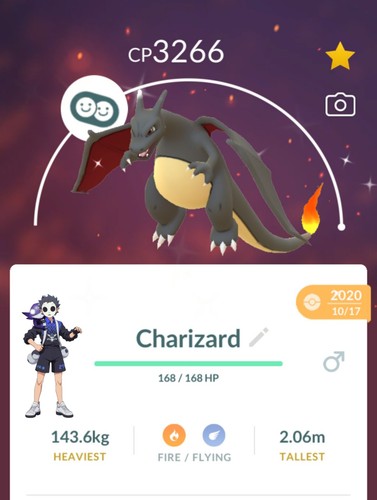 Shiny charizard fortunato - shiny,