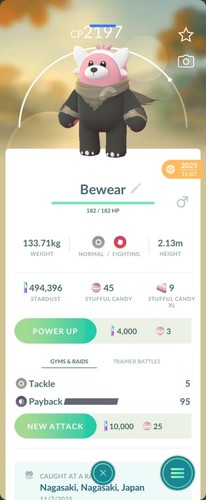Pokemon non shiny - non, costume