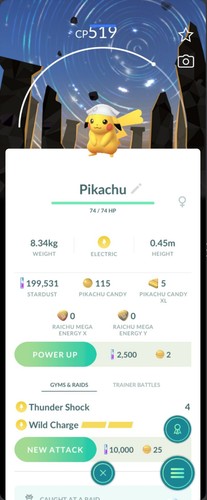 Pokemon non shiny pikachu - non,