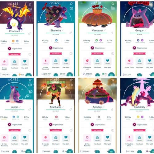 Pokémon shiny gigantamax - pokémon,