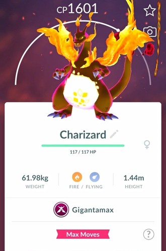 Pokémon gigantamax - go,