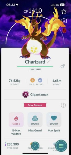 Gigantamax charizard max - gigantamax,