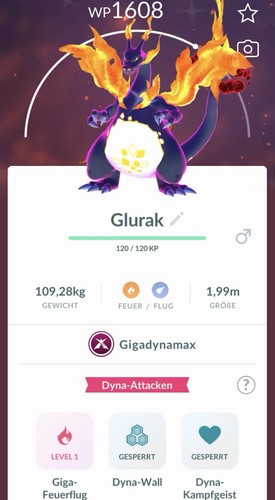 Shiny gigantamax charizard - shiny,