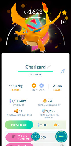 Charizard mega special go - charizard,