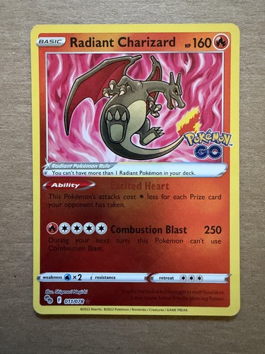 Radiant charizard 011 078 - charizard, 011/078