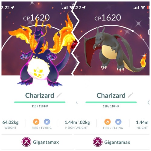 Shiny charizard gigantamax - shiny,