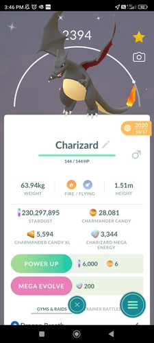 Charizard shiny pokemon - pokemon, tr-de