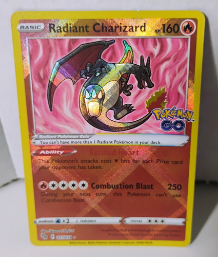 Radiant charizard 011 - radiant, 011/078